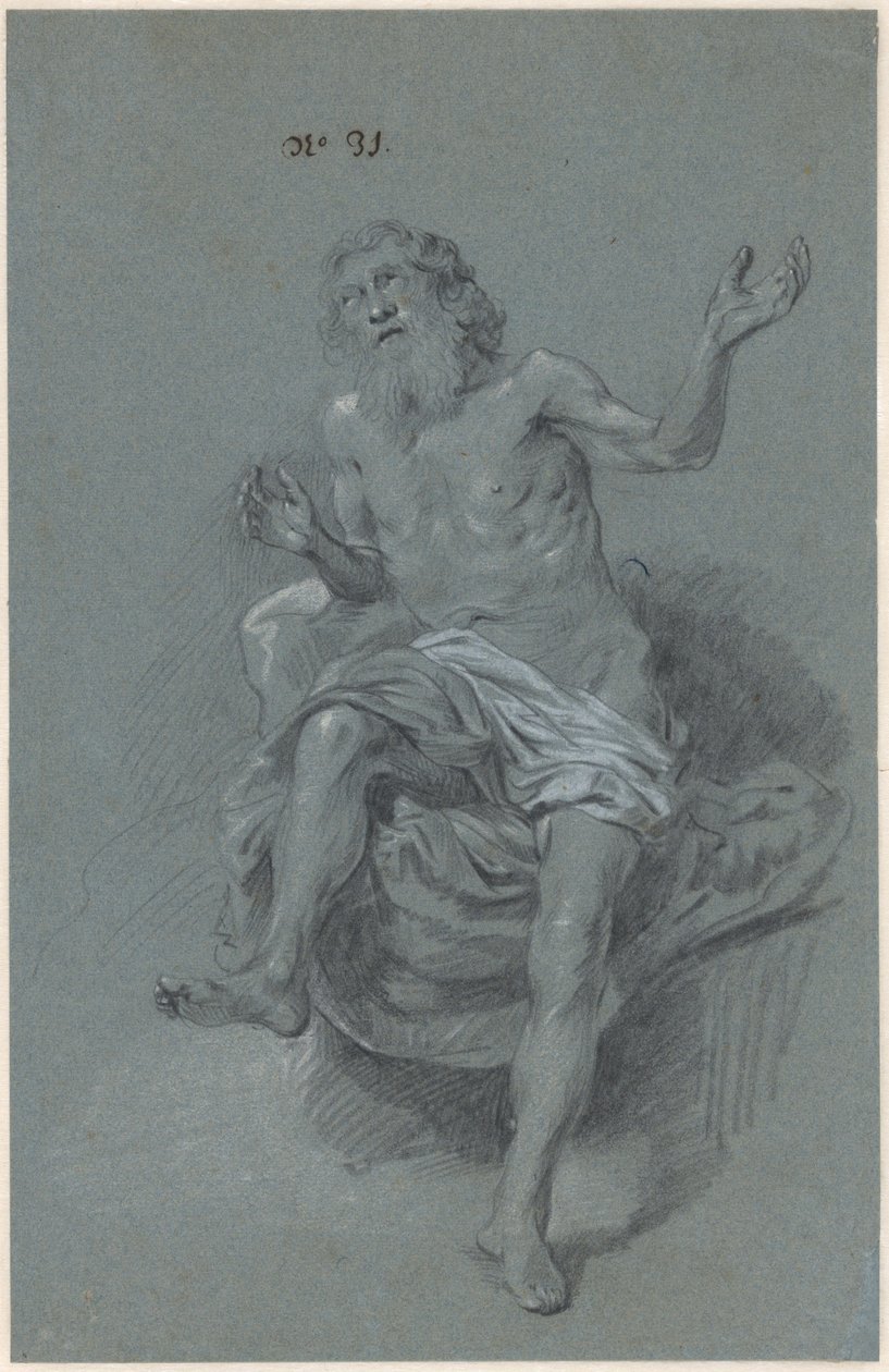 Sedící starý muž od Govert Flinck (attributed to)