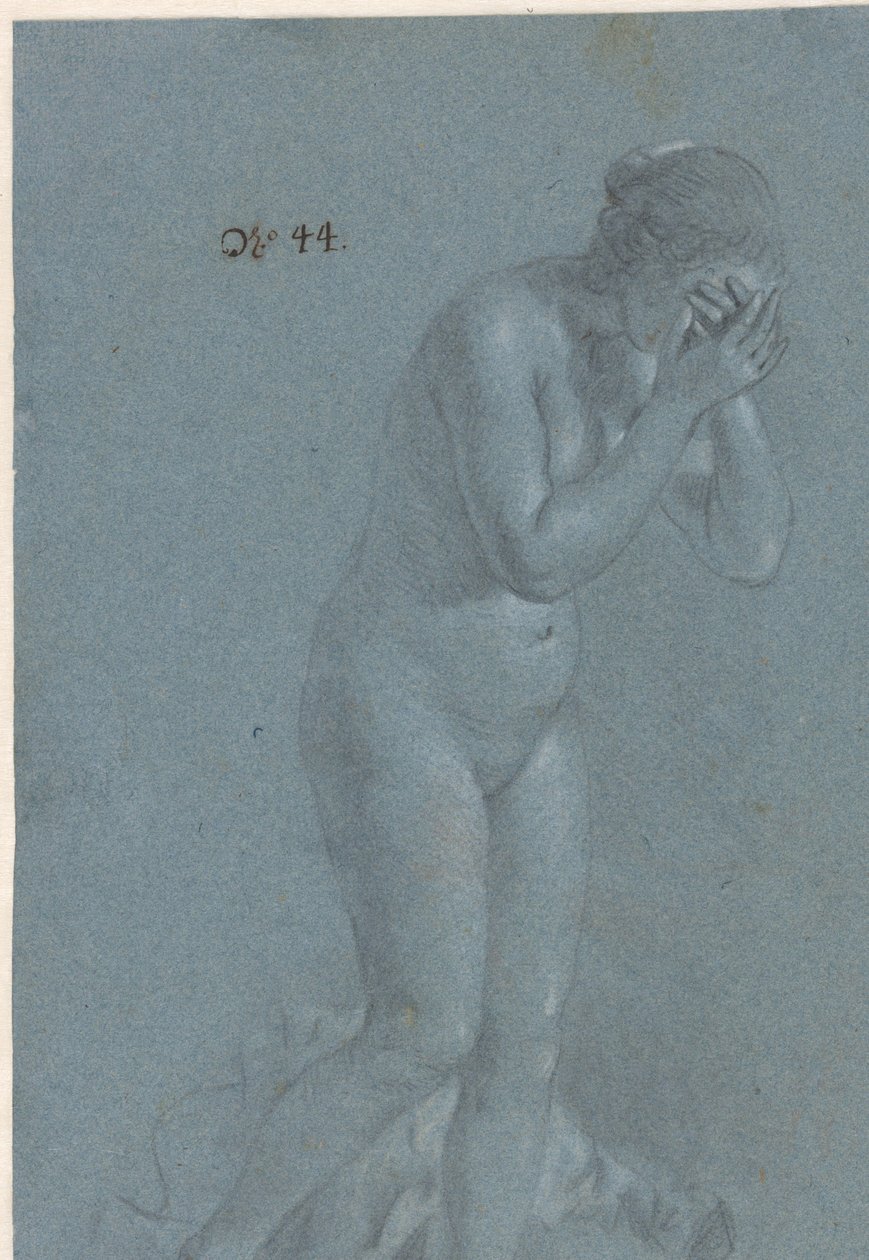 Stojící žena se zakrytýma očima od Govert Flinck (attributed to)