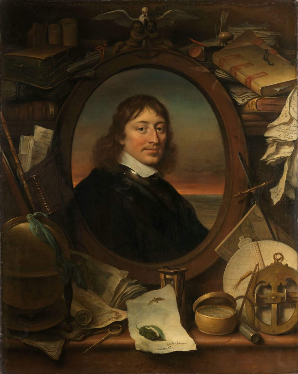 Gerard Pietersz Hulft (1621-56), první radní a generální ředitel nizozemské Východoindické společnosti od Govert Flinck