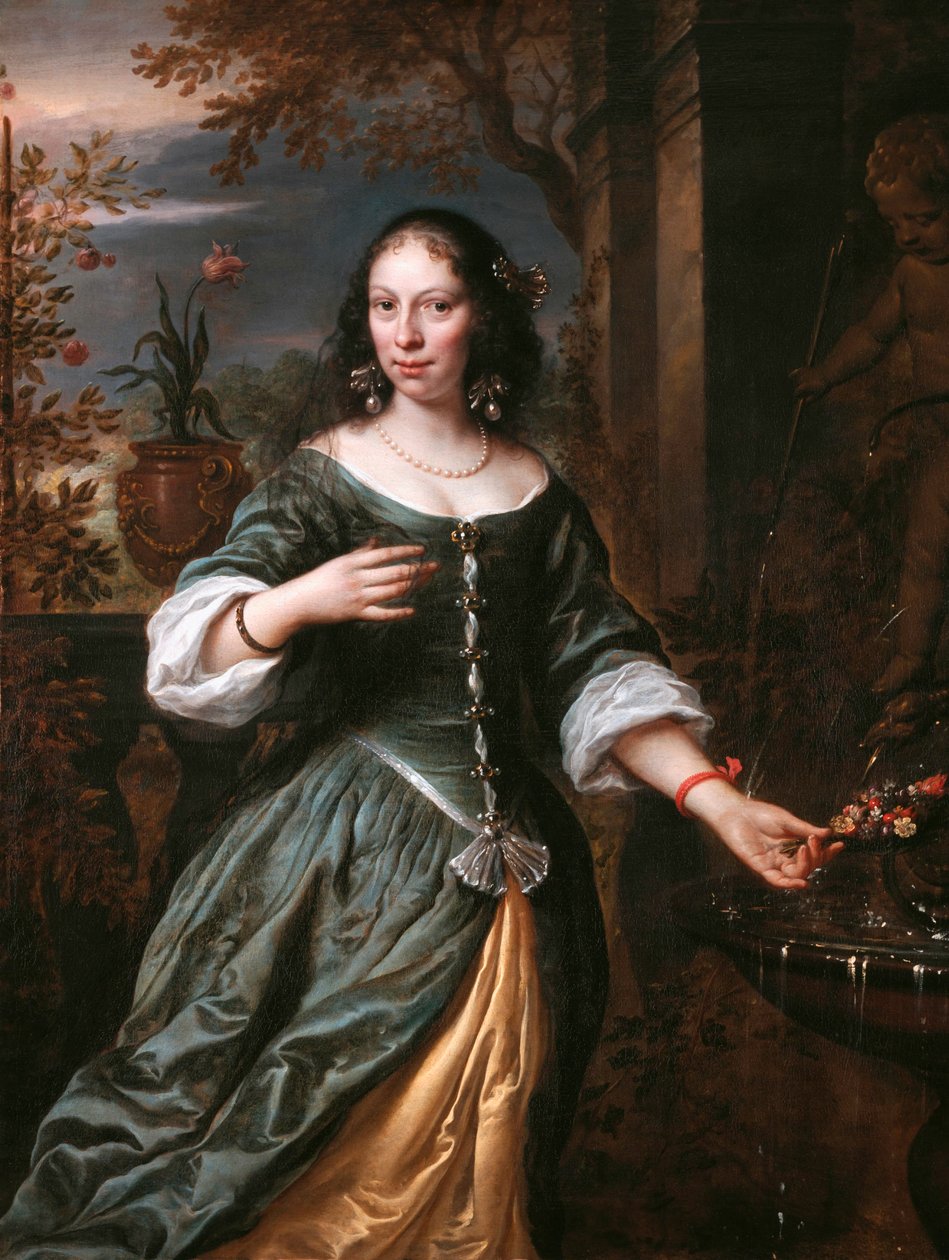Portrét Susanny van Baerle (1622-1674) od Govert Flinck