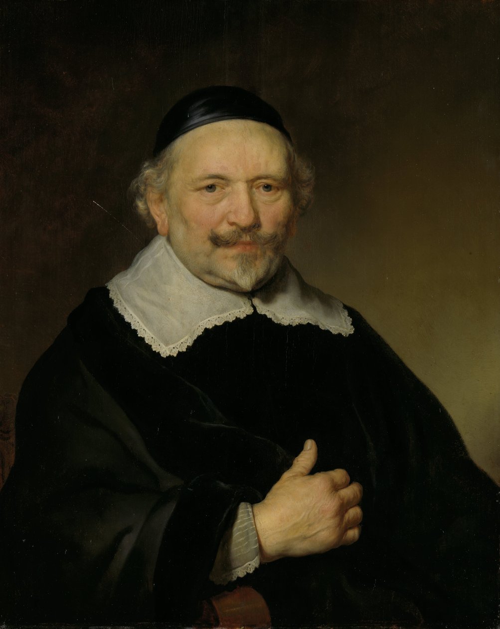 Portrét muže, považovaný za Augustijna Wtenbogaerta (1577-1655) od Govert Flinck