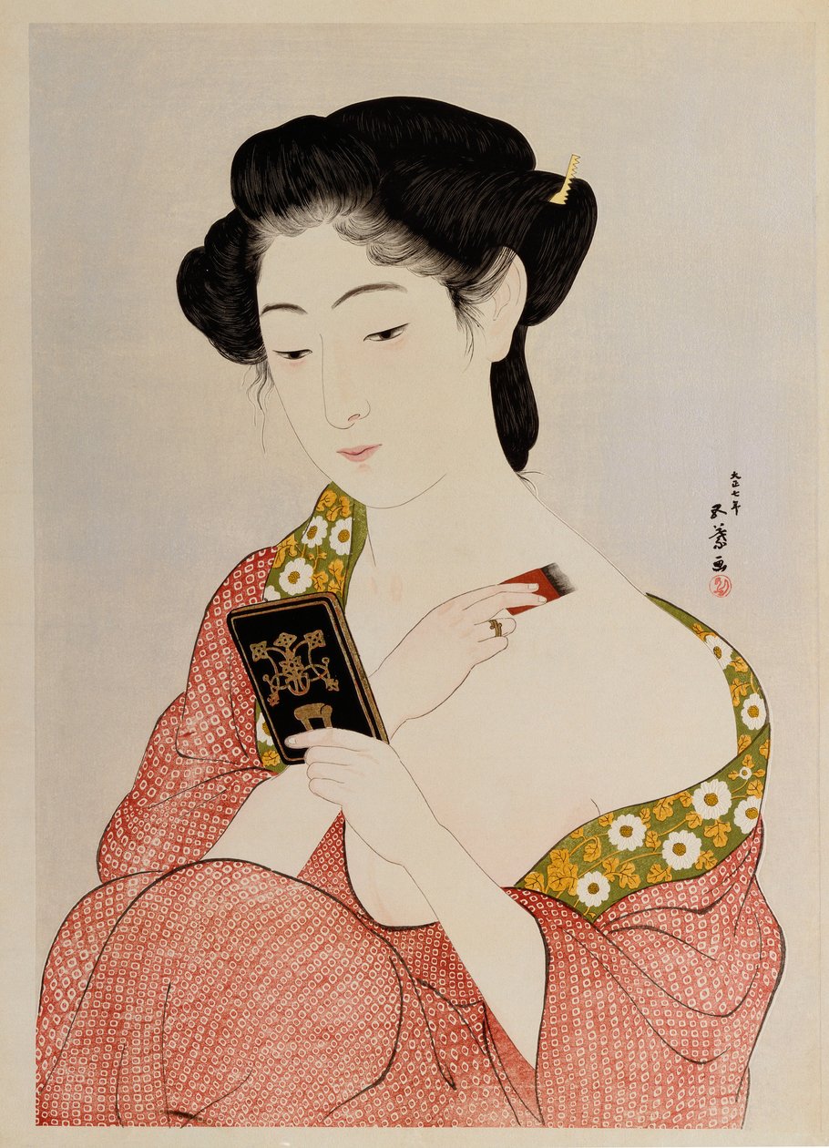 Žena ve spodním prádle, 1918 od Goyo Hashiguchi