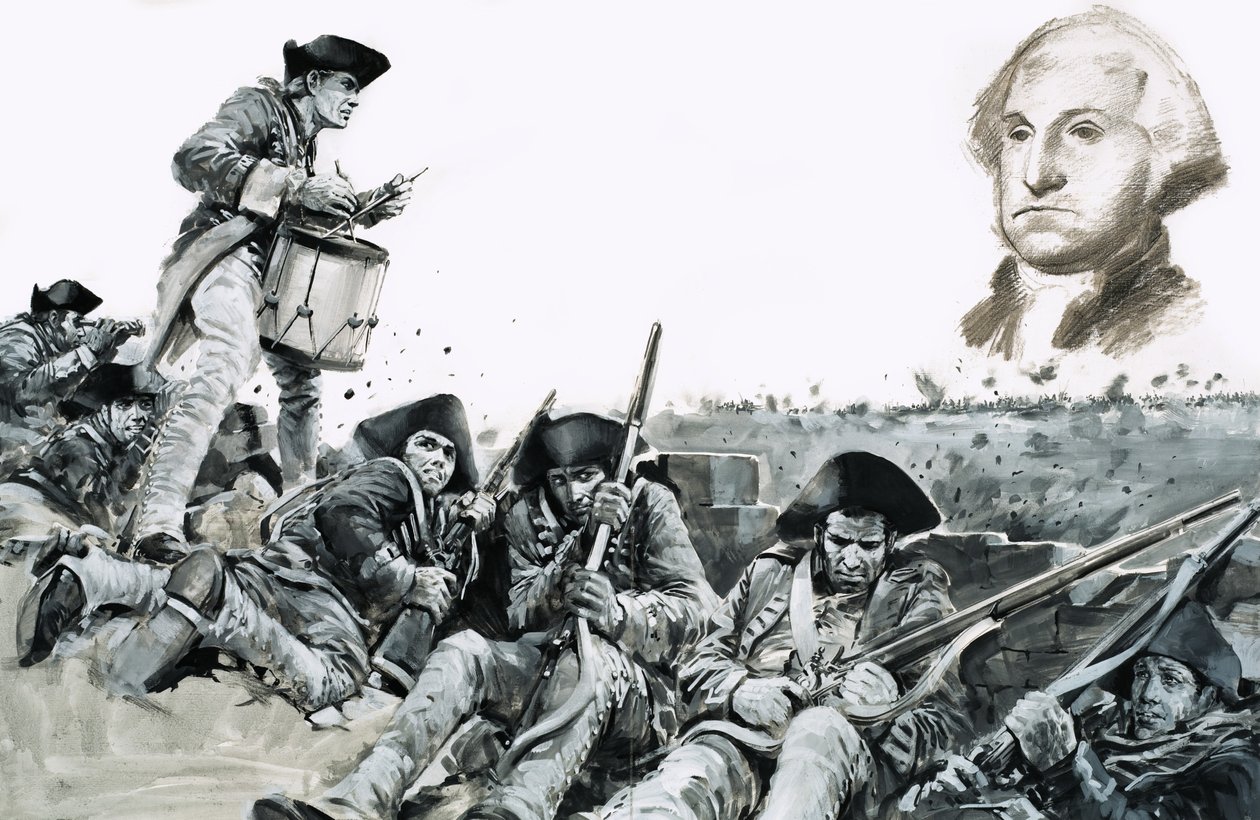 Bubeník bije na žádost o schůzku v bitvě u Yorktownu od Graham Coton