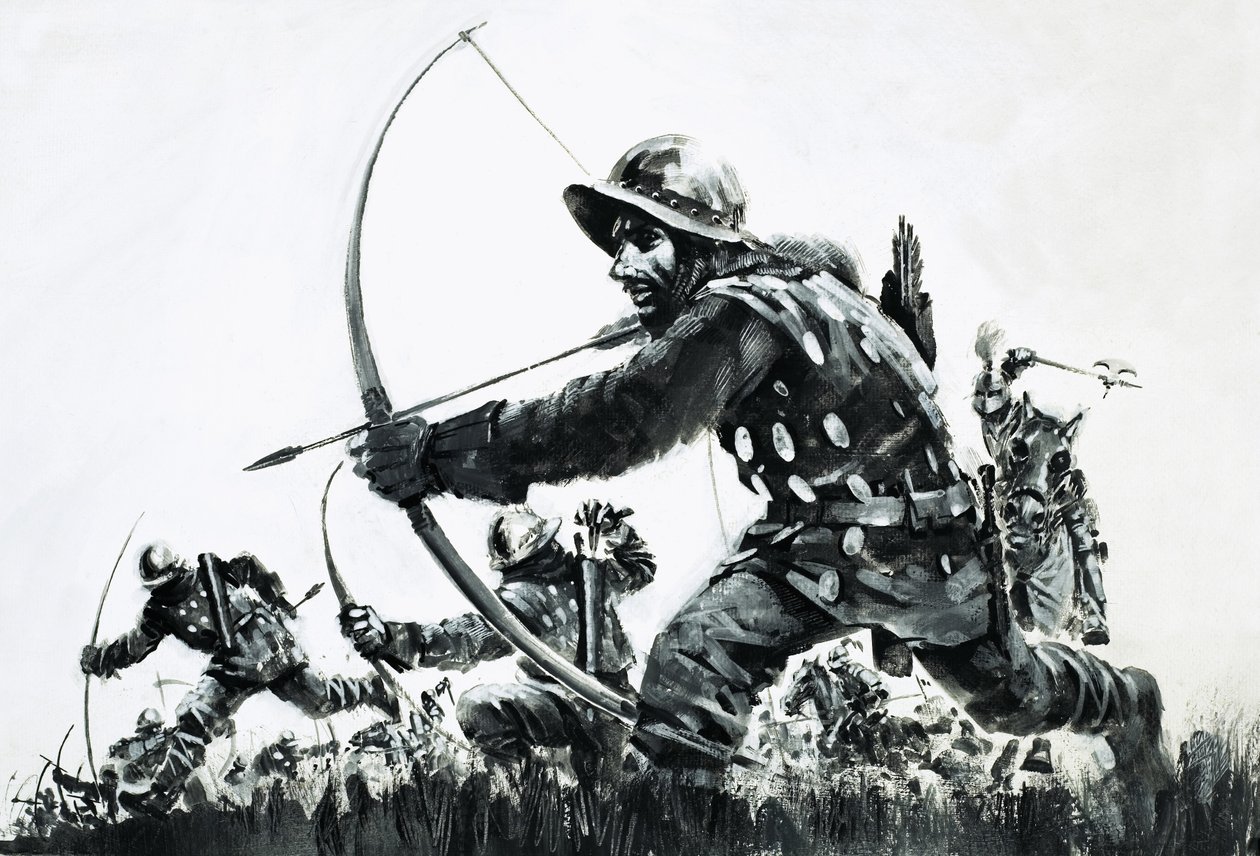 Lučištníci v bitvě u Bannockburnu od Graham Coton