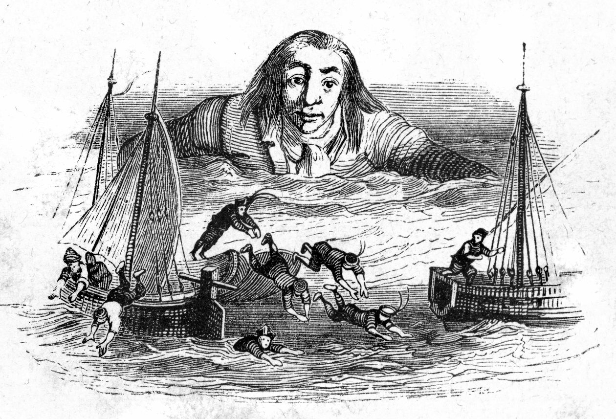 Ilustrace ke knize Gulliverovy cesty, kterou napsal Jonathan Swift od Grandville (1803 47)