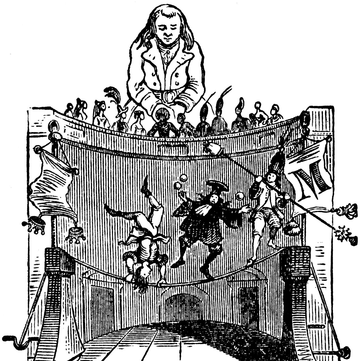 Ilustrace ke knize Gulliverovy cesty, kterou napsal Jonathan Swift od Grandville (1803 47)