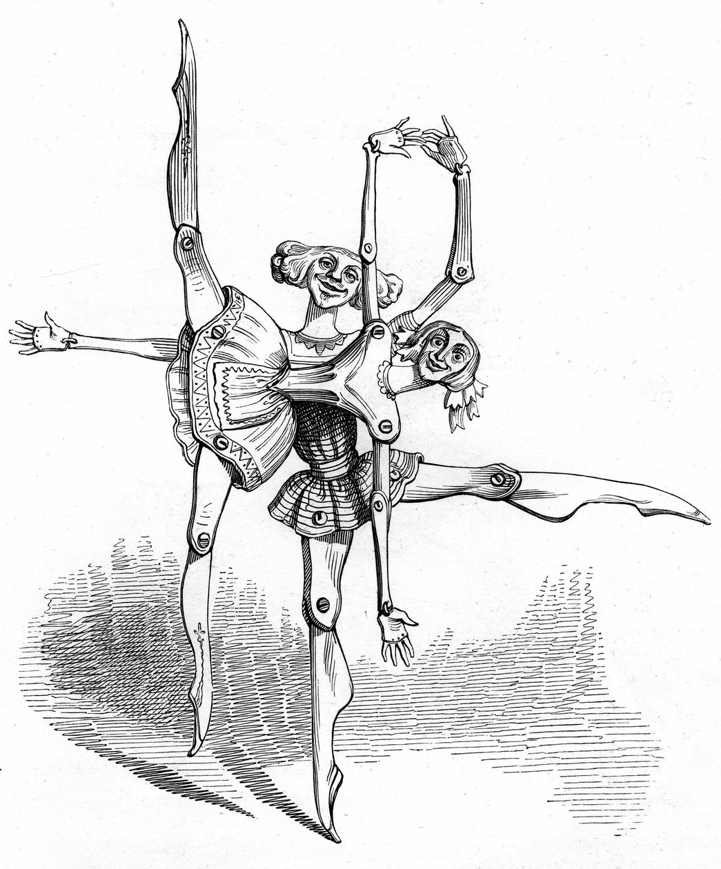Ilustrace k románu "Un Autre Monde" od Henriho Fourniera od Grandville (1803 47)