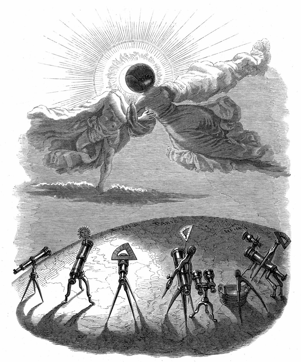 Ilustrace k románu "Un Autre Monde" od Henriho Fourniera od Grandville (1803 47)