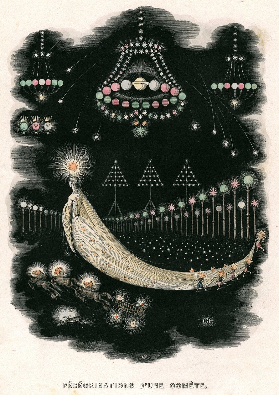 Ilustrace k románu "Un Autre Monde" od Henriho Fourniera od Grandville (1803 47)