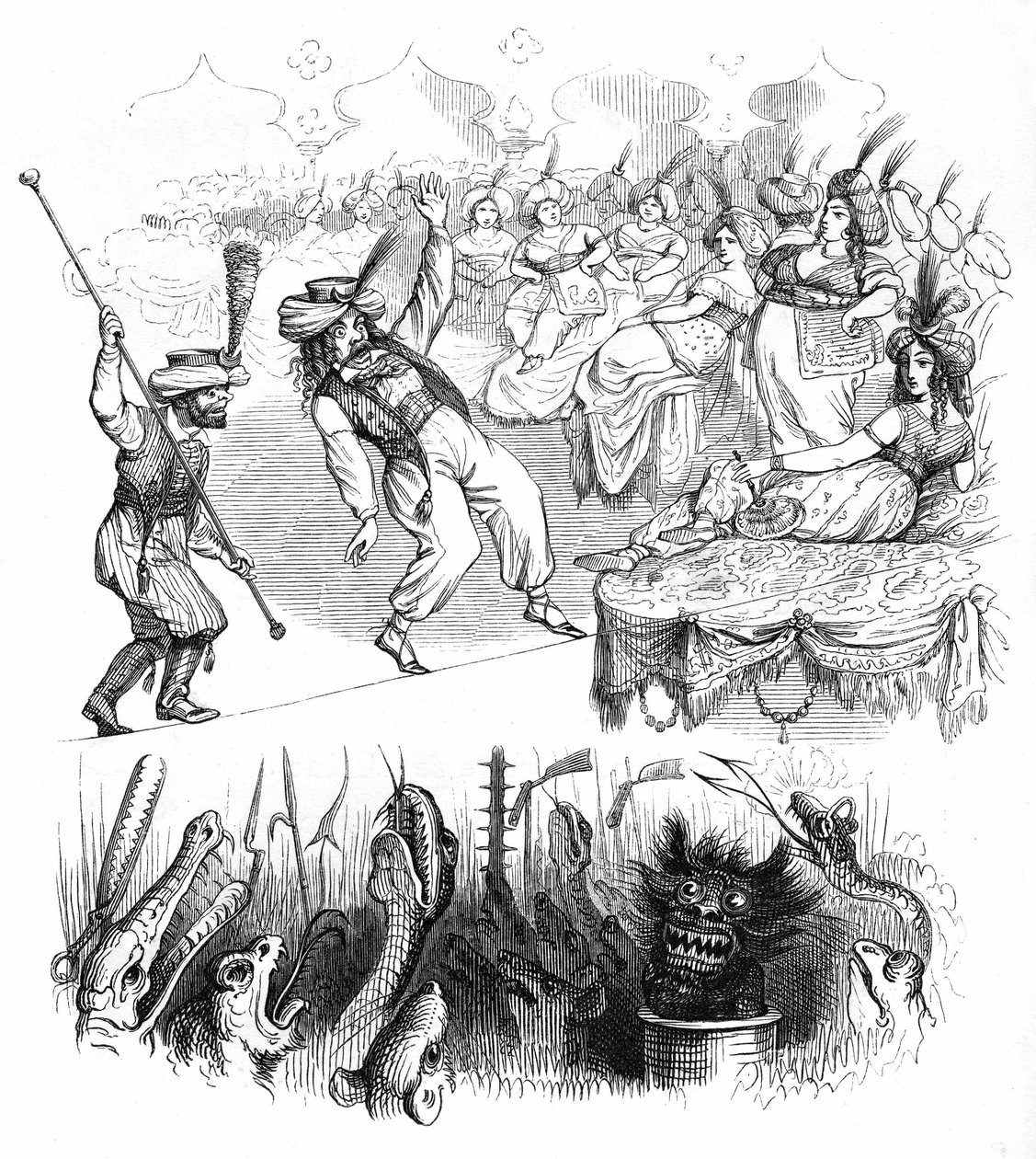 Ilustrace k románu "Un Autre Monde" od Henriho Fourniera od Grandville (1803 47)
