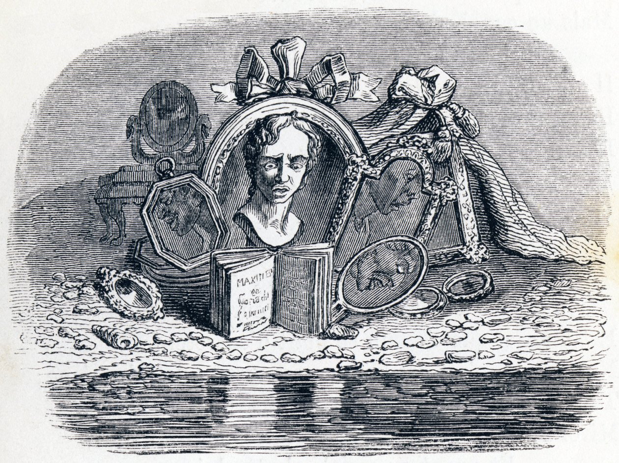 (Muž a jeho tvář) od Grandville