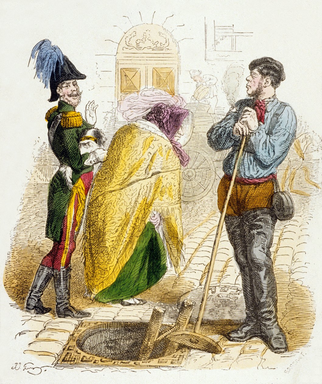 Každé řemeslo má svou hodnotu, od 100 přísloví od Grandville (1803 47)