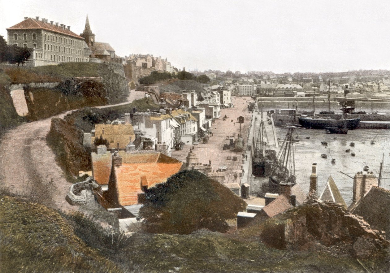 Grandville (Normandie, Francie): 1900, pohlednice od Grandville (1803-47)