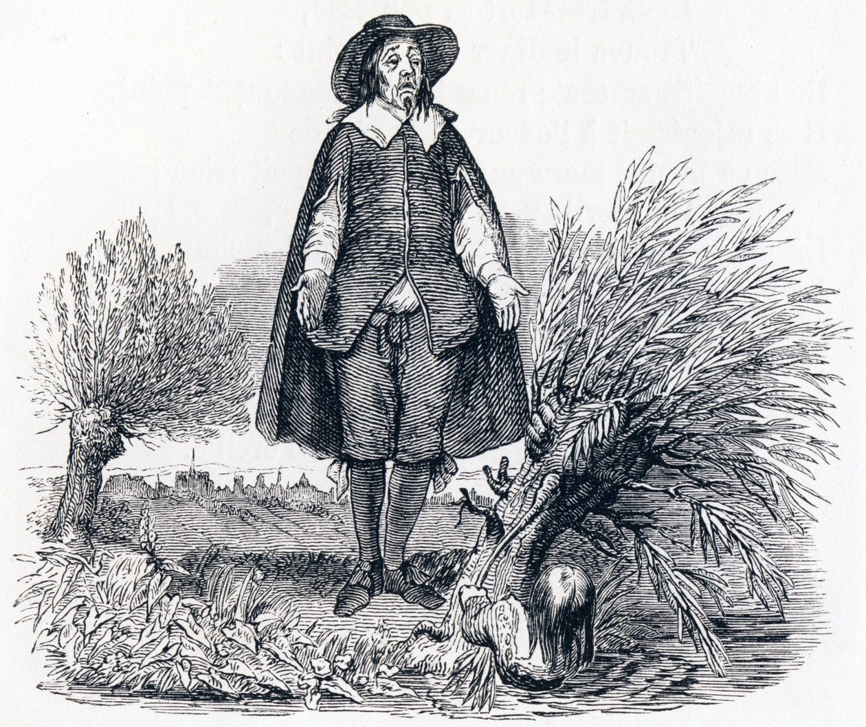 Dítě a učitel - Bajky od La Fontaina od Grandville