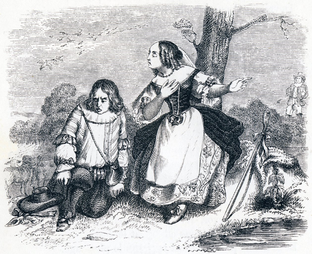 Tircis & Amarante - Bajky od La Fontaine od Grandville