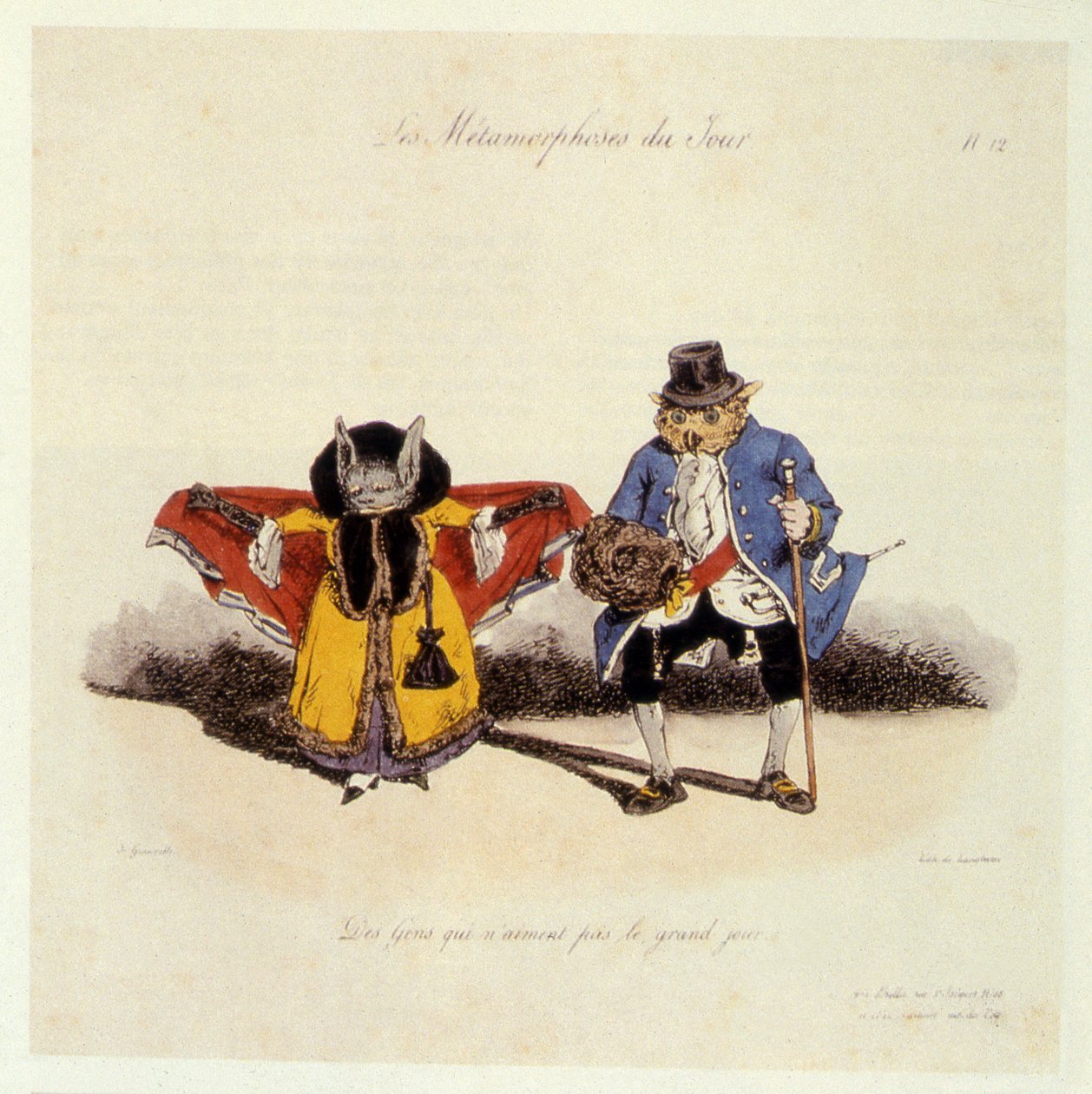 Lidé, kteří nemají rádi Velký den, 1854 od Grandville