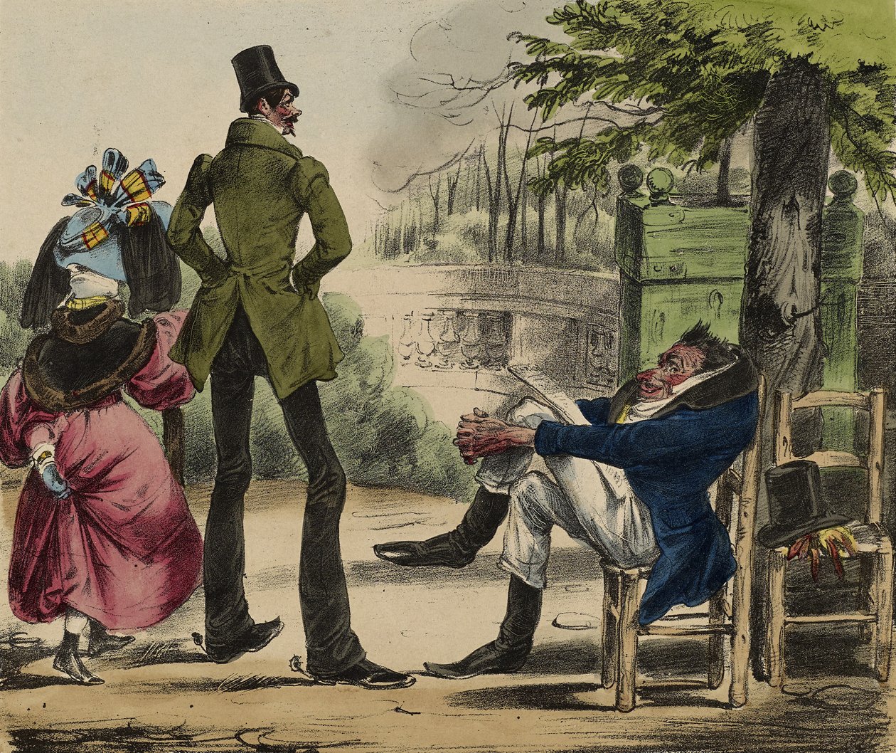 La Karikatura; č. 13, 1830-35 (ručně kolorované lito) od Grandville 1803 47 Grandville 1803 47