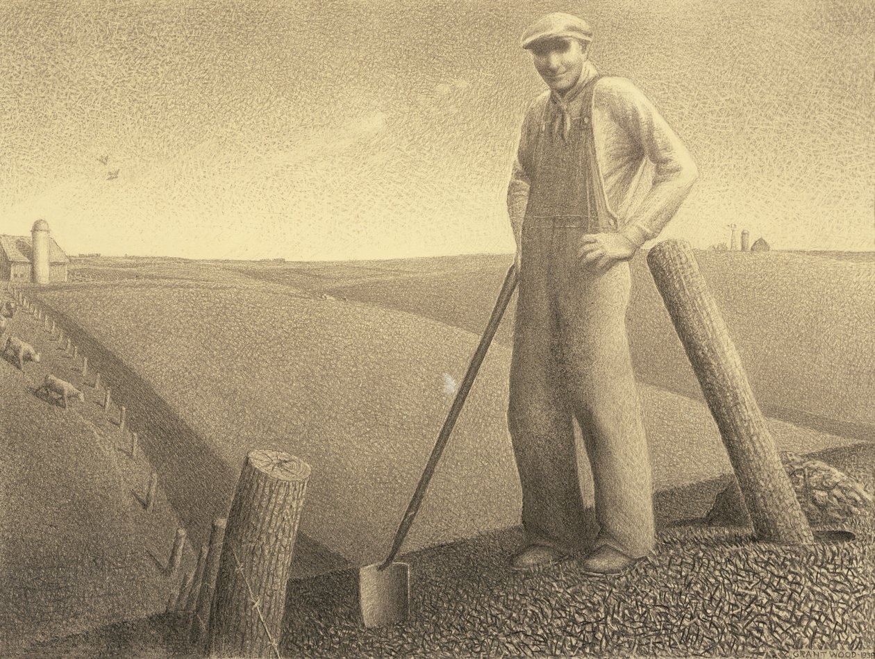 Na jaře od Grant Wood