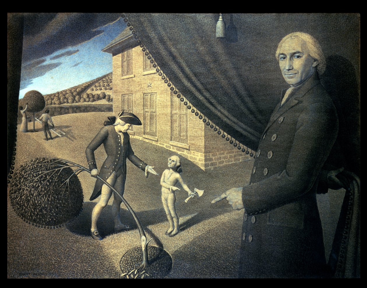 Parson Weemsova bajka od Grant Wood