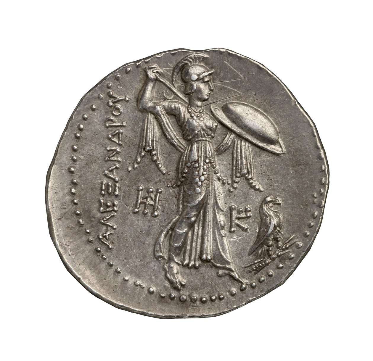 Starořecká (ptolemaiovská) stříbrná mince z Alexandrie, 295 př. n. l. (stříbro) od Greek