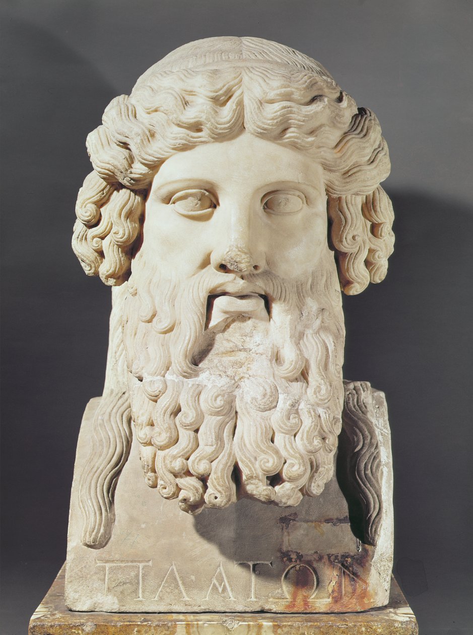 Busta Platóna (asi 428-348 př.nl) od Greek