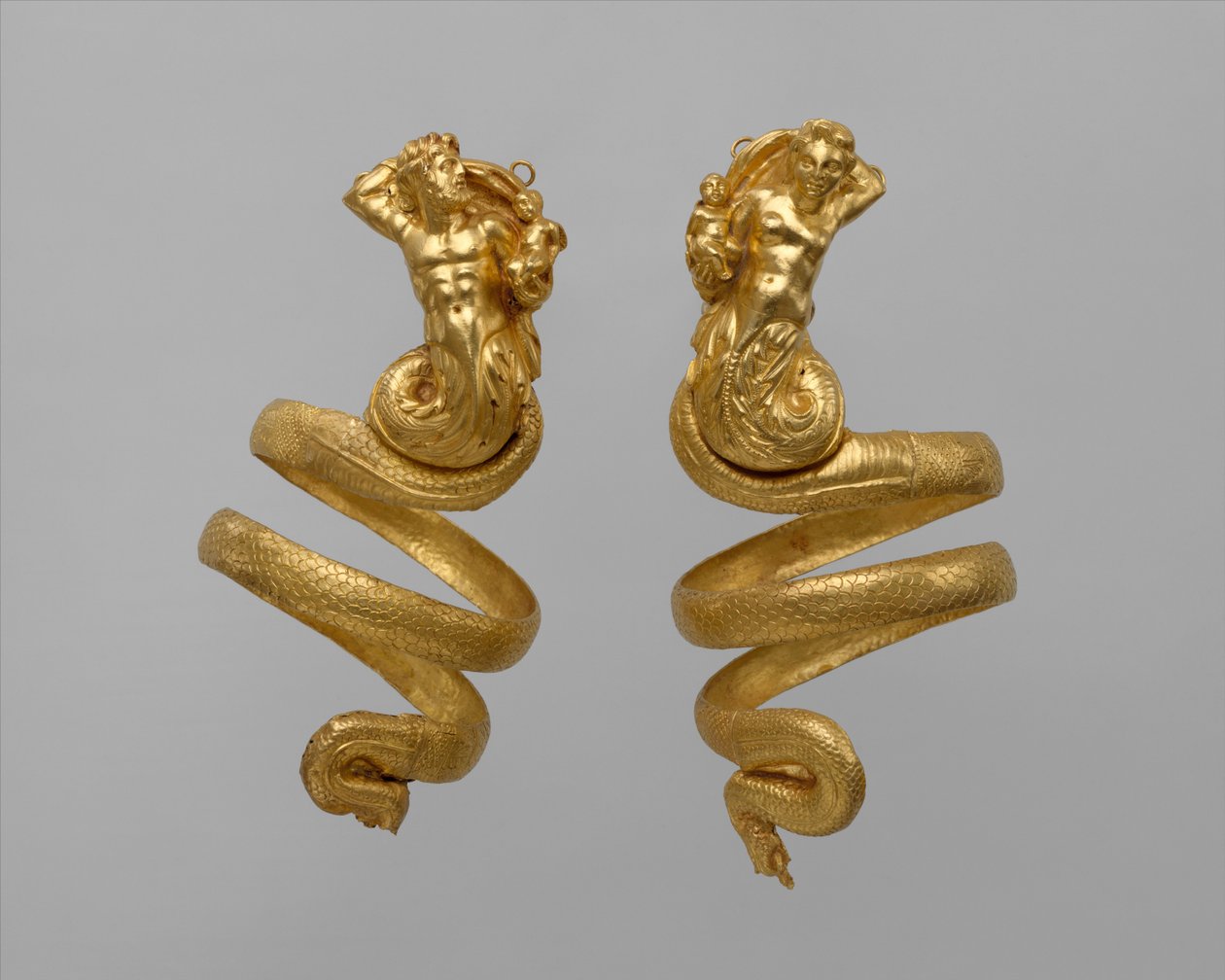 Pair of Armbands, cca 200 B.C. (zlato) od Greek