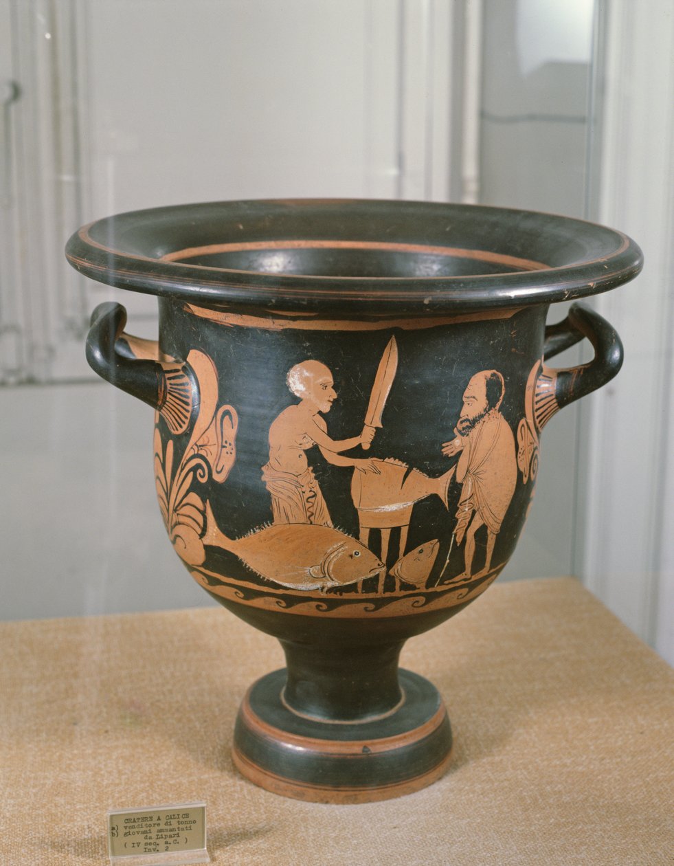 Červená postava Krater (keramika) od Greek