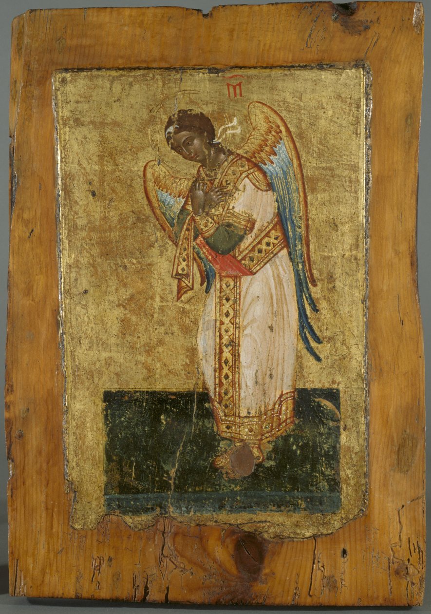 Ikona archanděla Michaela (vaječná tempera na panelu) od Greek School