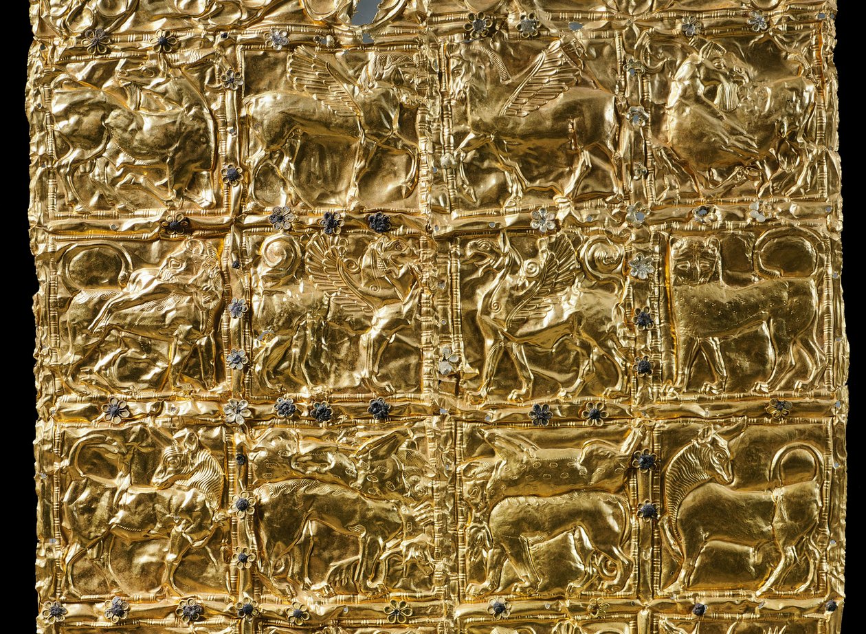 Fólie s reliéfním zdobením od Delphi (zlato) (detail 593279) od Greek