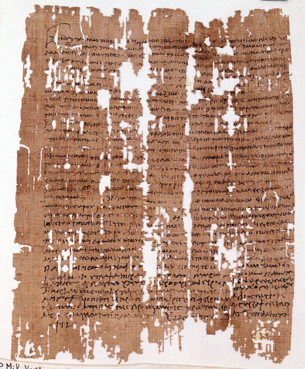 Řecký právní papyrus z 26. července 118 n. l.: rozdělení půdy mezi nájemníky. od Greek