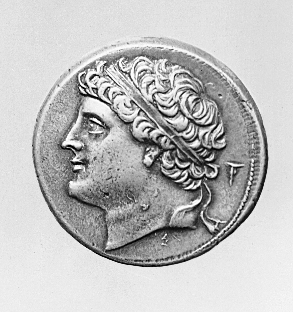Hiero II ze Syrakus 300-215 př. n. l. detail kovové tělesné hmotnosti 239700 od Greek
