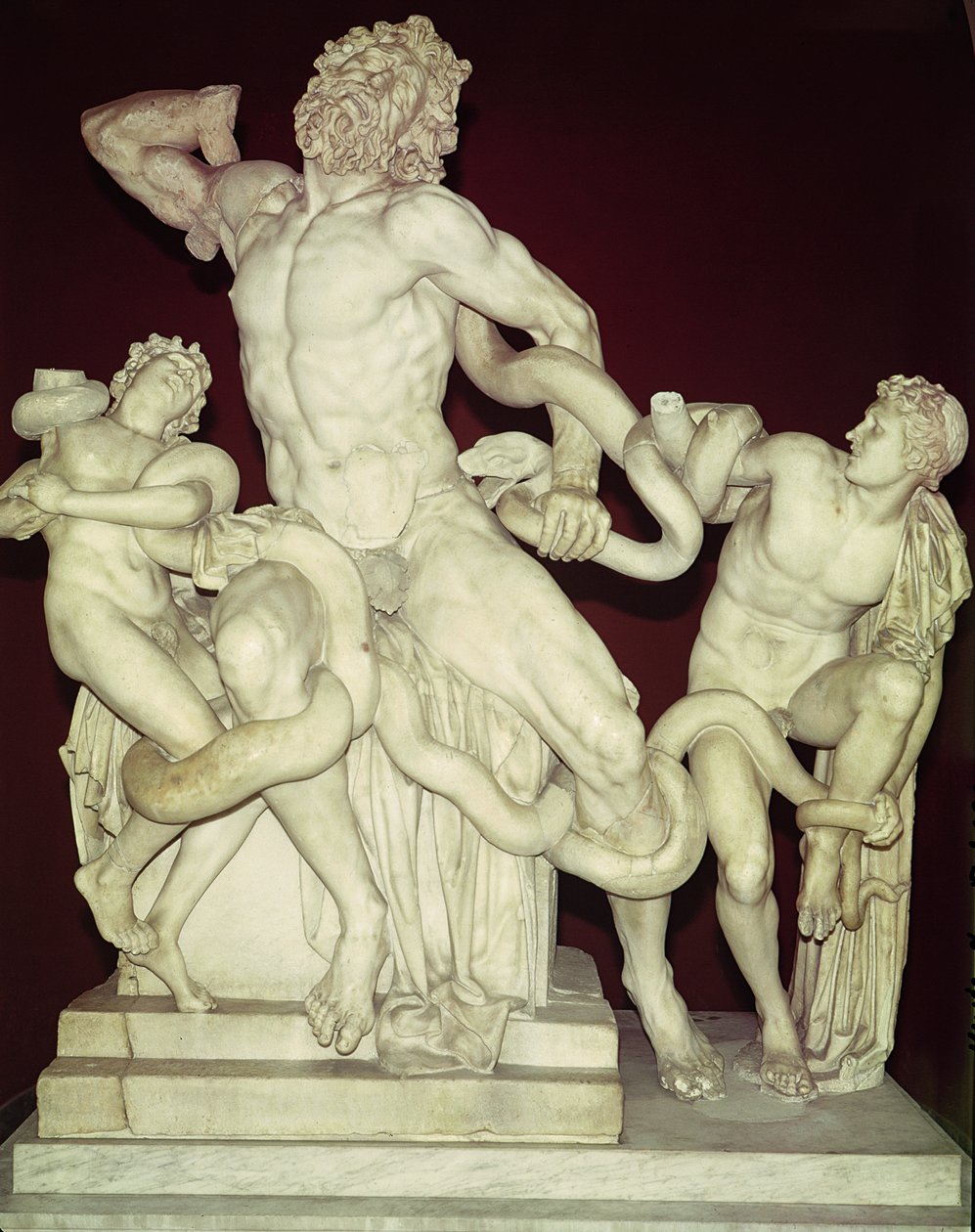 Laocoon, helénistický originál, 1. století (mramor) od Greek