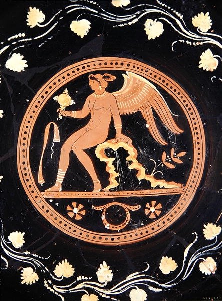 Merrythought Cup, cca 330-310 př. n. l. (keramický) od Greek