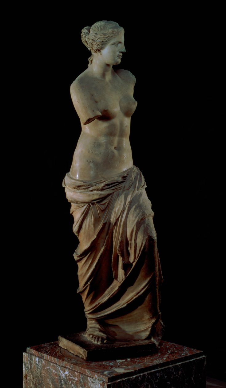 Milánská venuše, Řecko, helénistické období, cca 100 př. n. l. (mramor) (čelní pohled viz 14152) od Greek