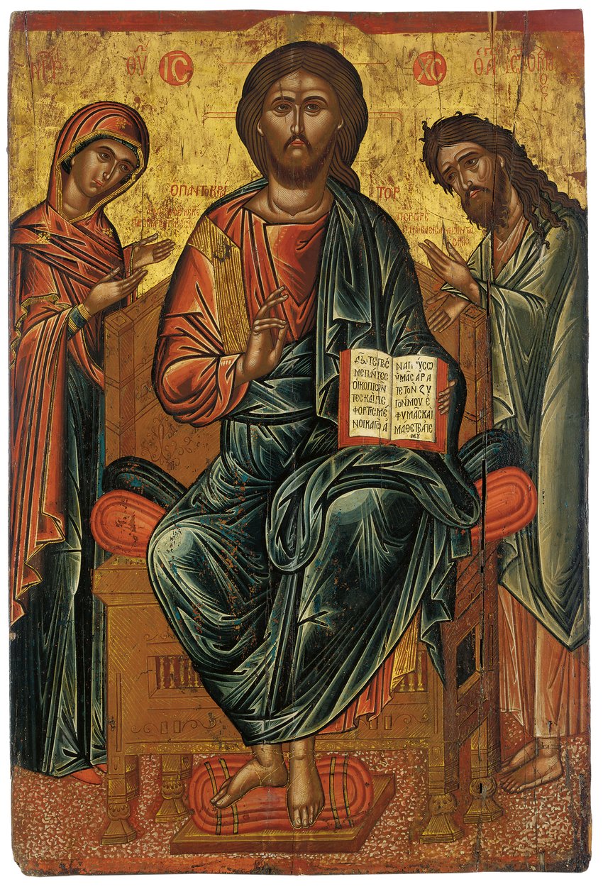 A Deisis, kolem 1600 od Greek School