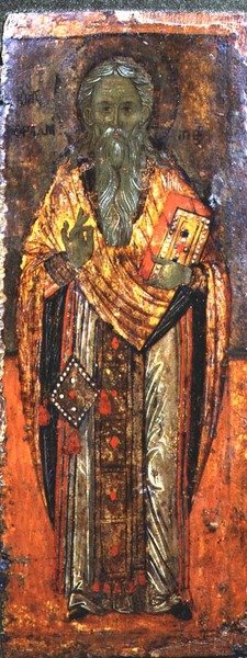 St. Charalambos, ikona, z Kastoria (tempera na panelu) od Greek School