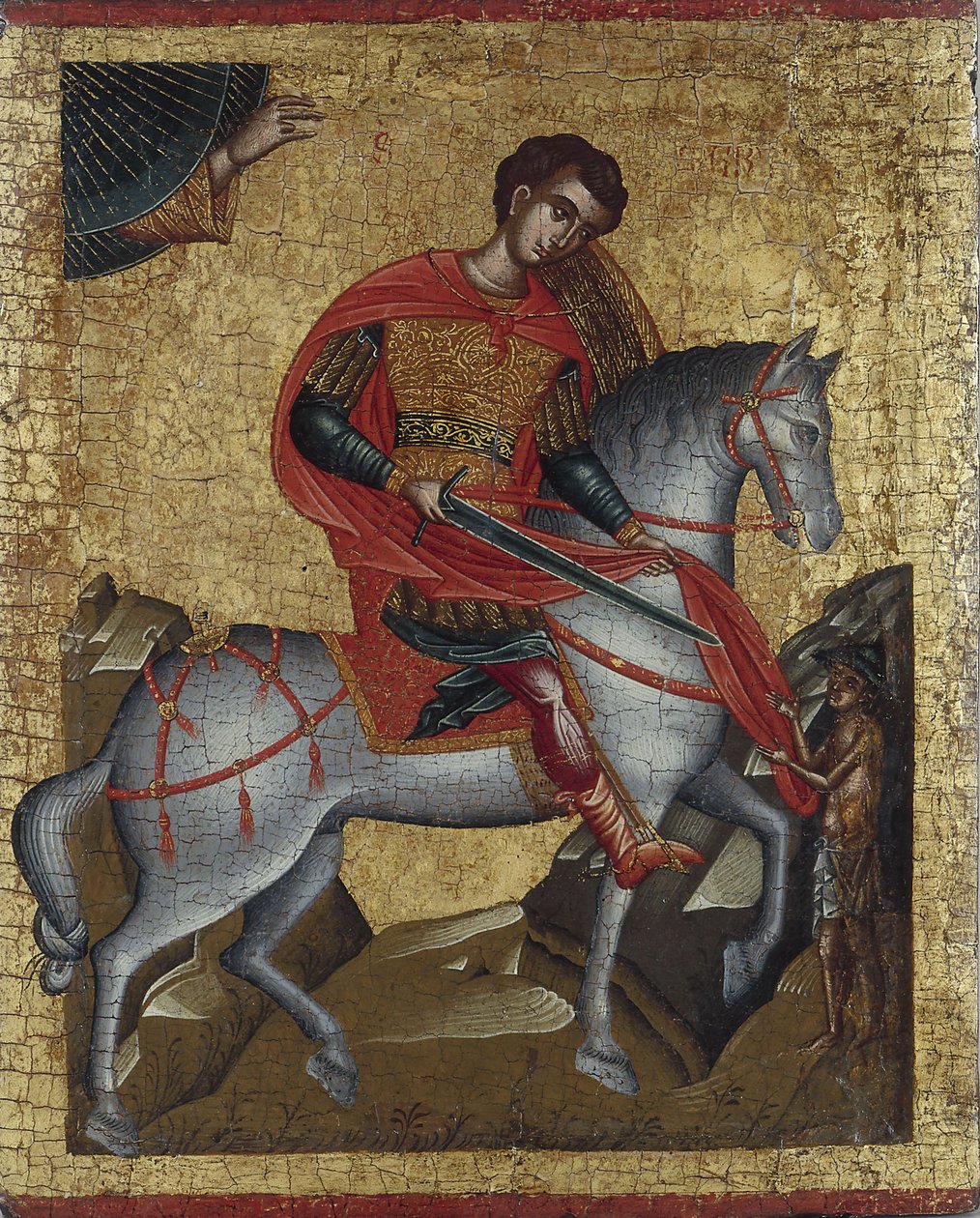 Svatý Martin, c. 1500. od Greek icon.