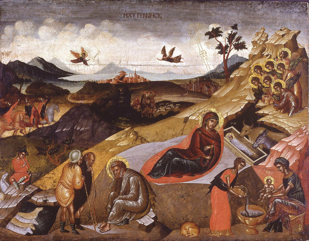Narození Krista od Greek icon