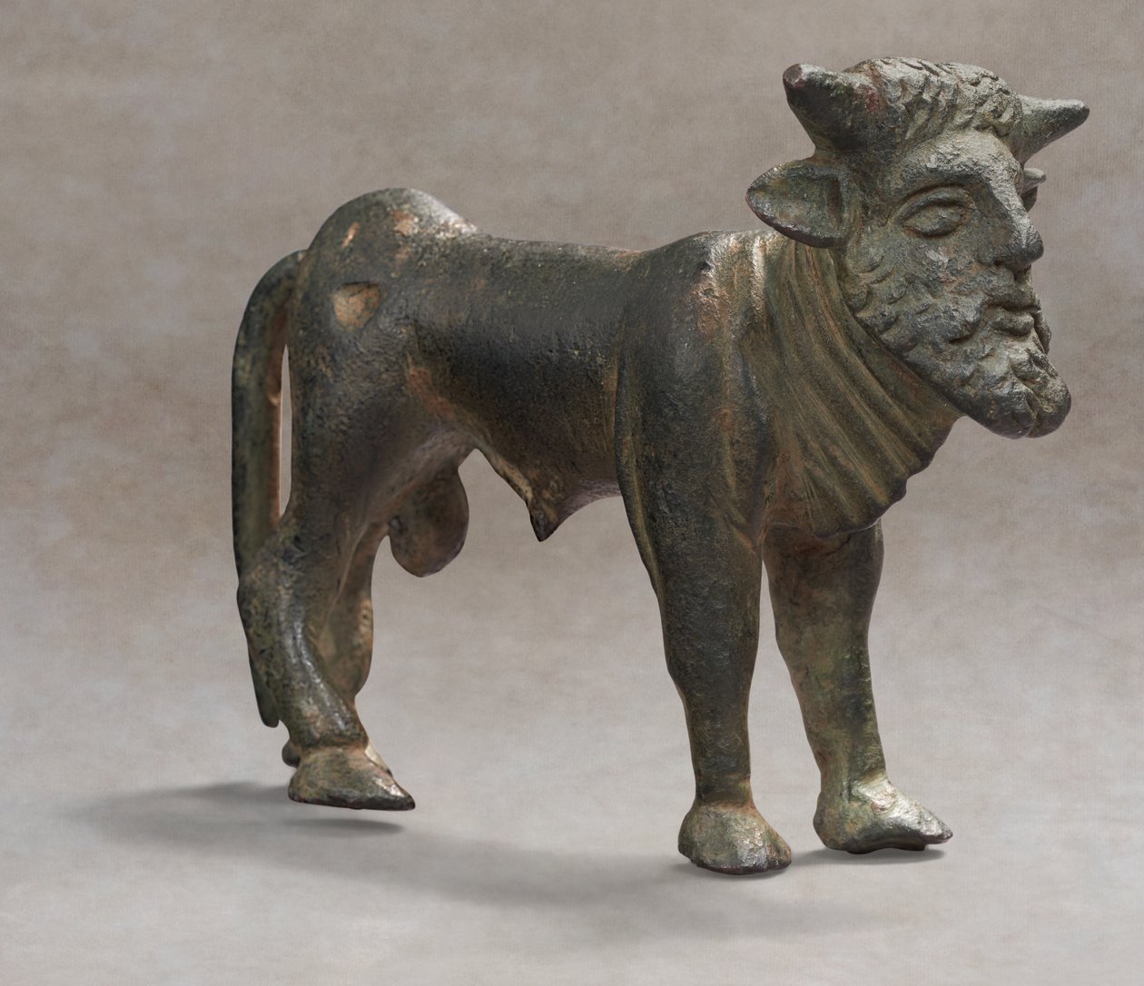 Řecký bronzový Acheloos, asi 500-450 př. n. l. od Greek school