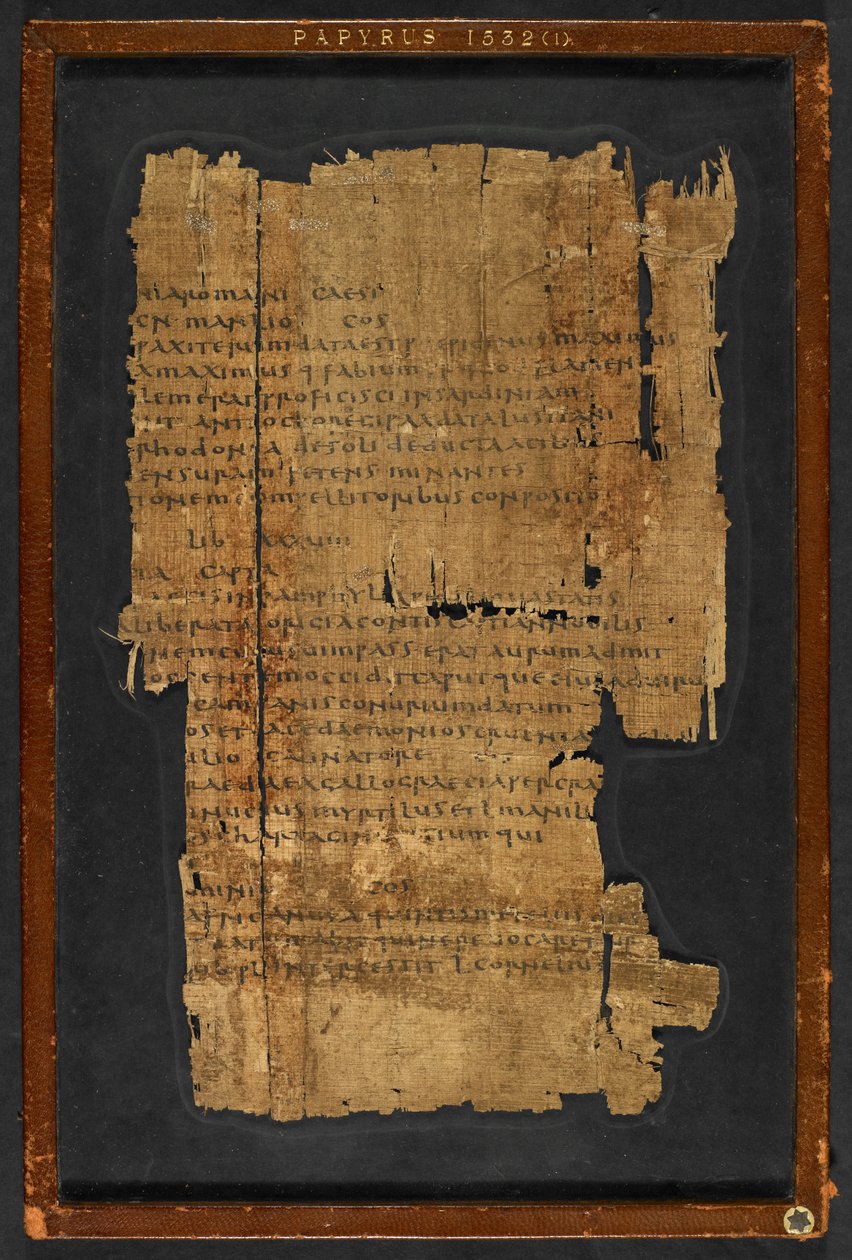 Papyrus Inv. Nr. 1532, „Epistoly Hebrejům“ (papyrus) od Greek School