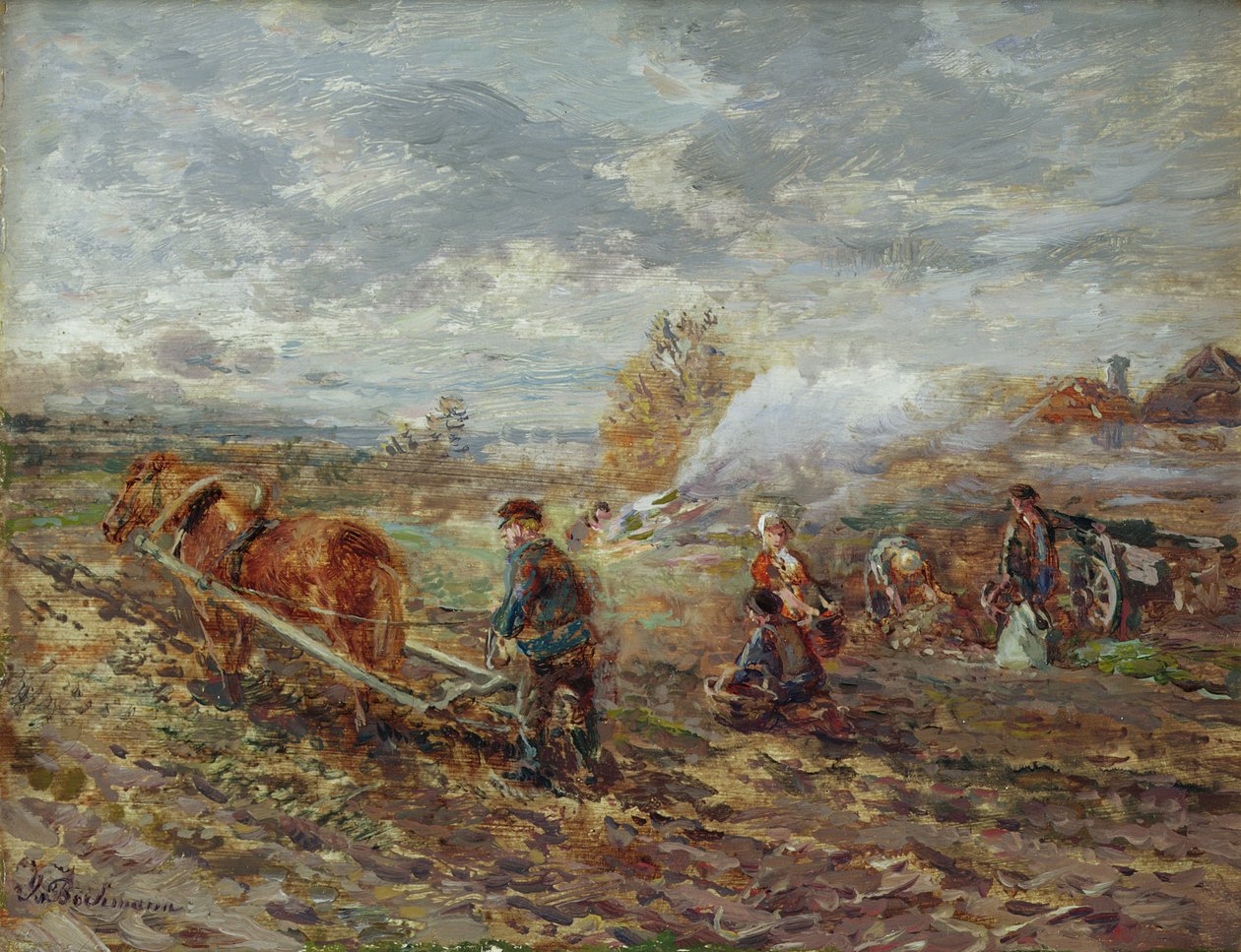 Zimní orba od Gregor von Bochmann