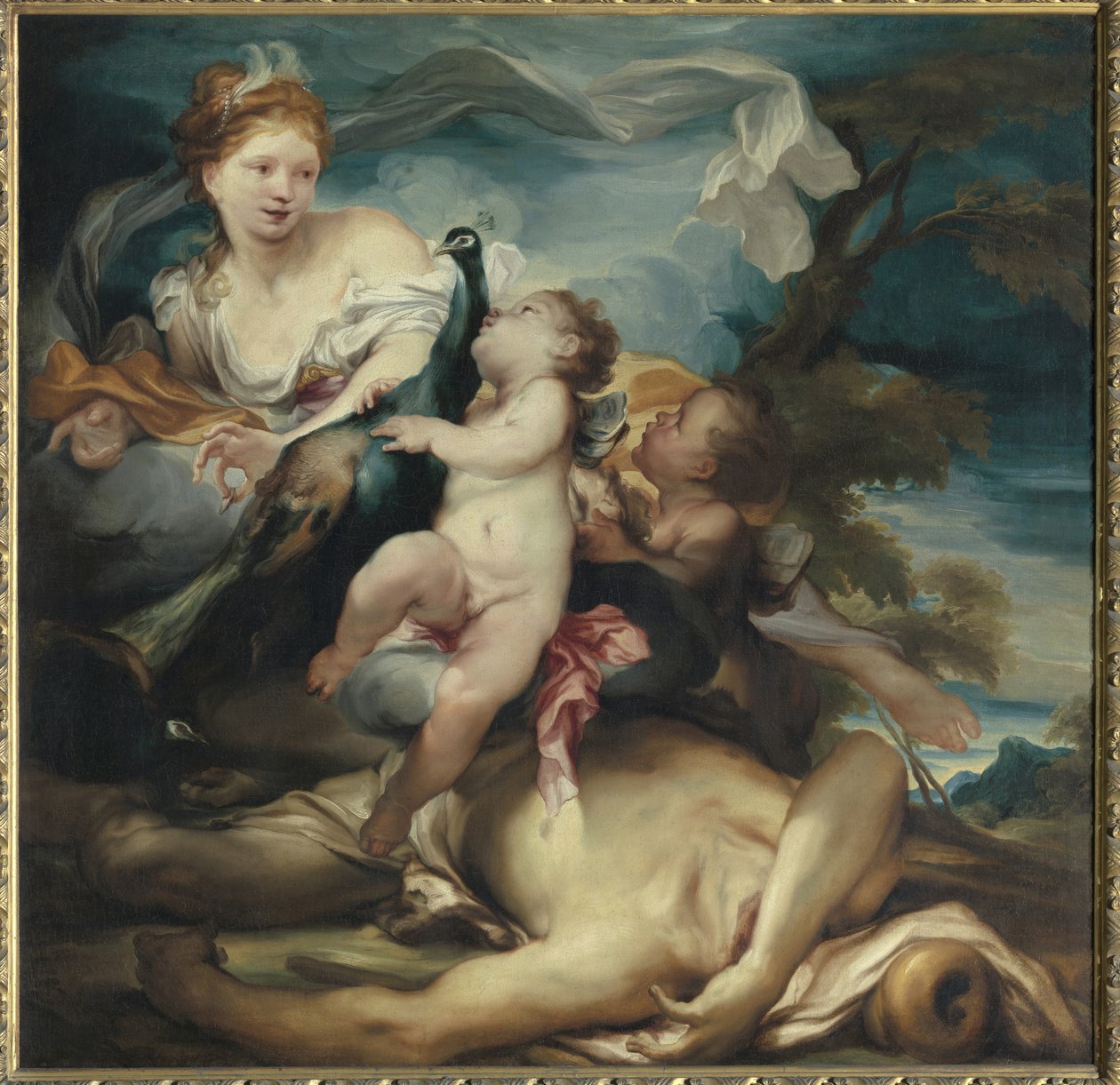 Juno a Argus od Gregorio De Ferrari