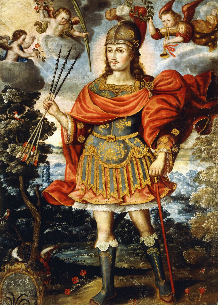 Svatý Šebestián, kolem roku 1620 od Gregorio Gamarra