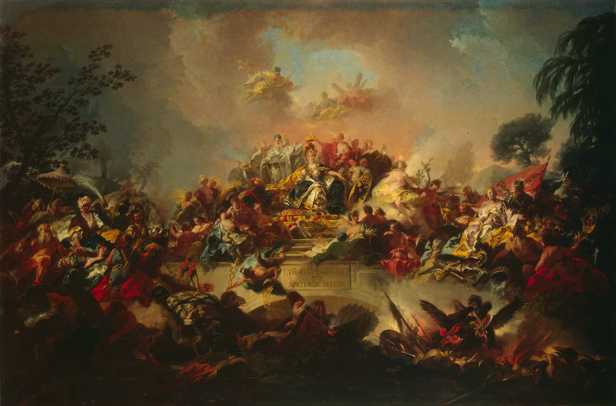 Apoteóza vlády Kateřiny II, 1767. od Gregorio Guglielmi