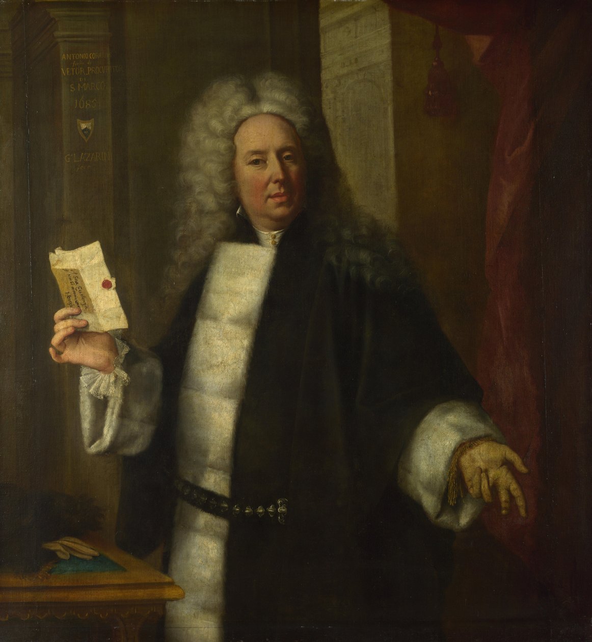 Portrét Antonia Correra, 1685 od Gregorio Lazzarini
