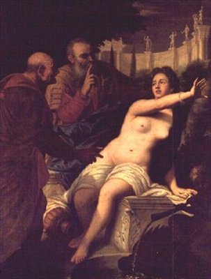 Susanna a starší od Gregorio Lazzarini