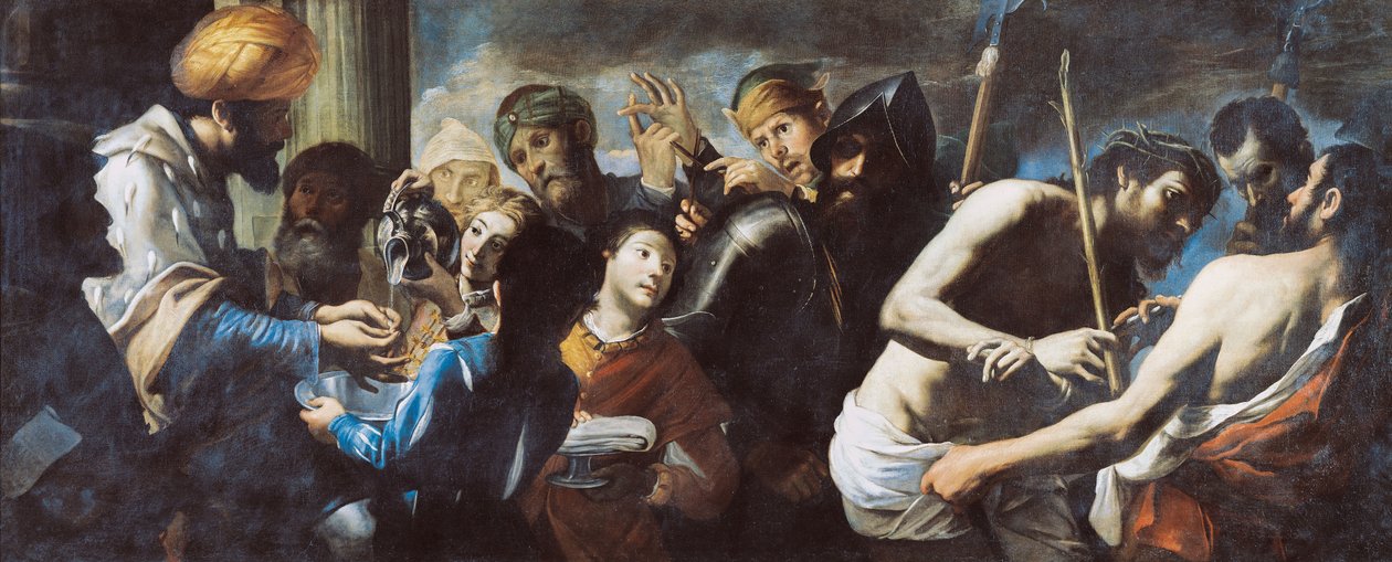 Pilát si myje ruce Kristus před Pilátem, c. 1640. od Gregorio Preti