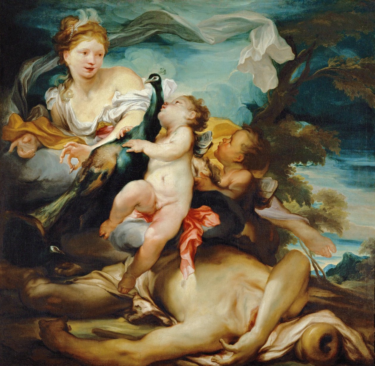 Juno a Argus ... od Gregorio De Ferrari