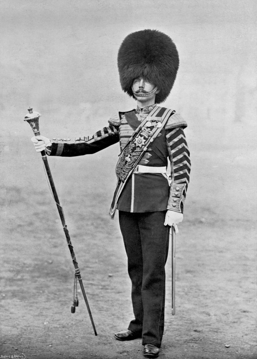 Drum-Major Patrick, 2. Coldstream Guards, 1895 od Gregory and Co