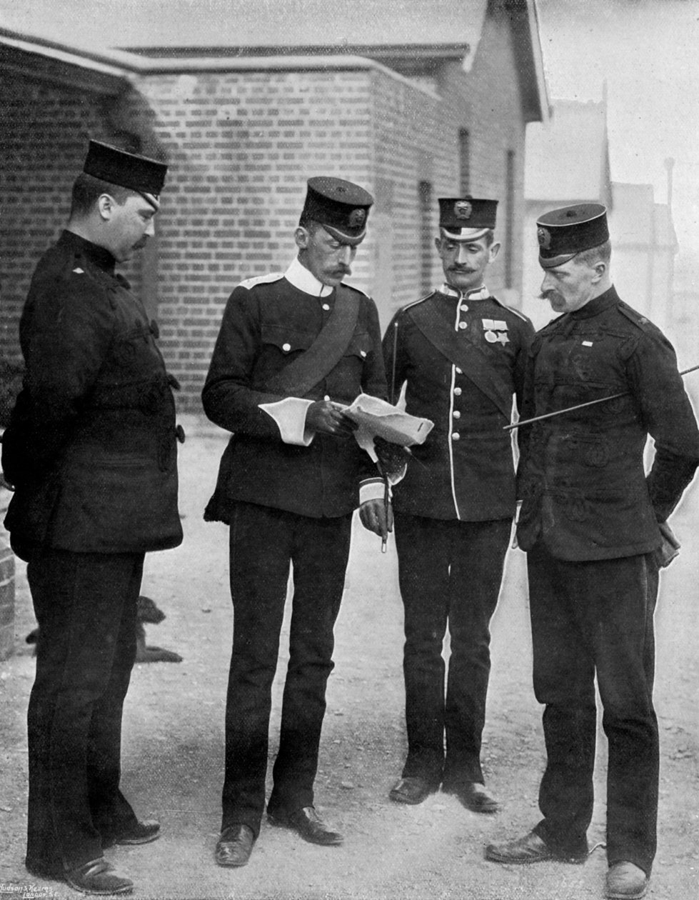 Štáb praporu Die Hards, 1896 od Gregory and Co